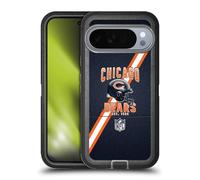 Head Case Designs Licenza Ufficiale NFL Strisce Football Chicago Bears Logo Art Custodia Antiurto Ultra Blindata Compatibile con Google Pixel 10 PRO XL