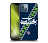 Head Case Designs Licenza Ufficiale NFL Strisce Seattle Seahawks Logo Custodia Cover Dura per Parte Posteriore Compatibile con Apple iPhone 13