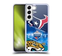 Head Case Designs Licenza Ufficiale NFL Texans VS. Jaguars 2019 London Games Custodia in Gel [Protezione di Grado Militare] Compatibile con Samsung Galaxy S22 5G E Compatibile con MagSafe