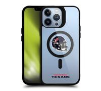 Head Case Designs Licenza Ufficiale NFL Tipo Di Logo Helmet Houston Texans Black Shockproof Bumper Case [Military Grade Protection] Compatible with Apple iPhone 13 Pro Max and Compatible with MagSafe