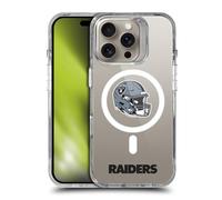 Head Case Designs Licenza Ufficiale NFL Tipo di Logo Helmet Las Vegas Raiders Custodia Antiurto [Protezione di Grado Militare] Compatibile con Apple iPhone 16 PRO e Compatibile con MagSafe
