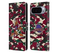 Head Case Designs Licenza Ufficiale NHL Camouflage Arizona Coyotes Custodia Portafoglio in Pelle Compatibile con Google Pixel 10 Pro XL