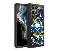 Head Case Designs Licenza Ufficiale NHL Camouflage Buffalo Sabres Custodia Antiurto Ultra Blindata Compatibile con Samsung Galaxy S22 Ultra 5G
