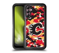 Head Case Designs Licenza Ufficiale NHL Camouflage Calgary Flames Custodia Antiurto Ultra Blindata Compatibile con Samsung Galaxy A14 5G