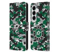 Head Case Designs Licenza Ufficiale NHL Camouflage Dallas Stars Custodia Portafoglio in Pelle Compatibile con Samsung Galaxy S26