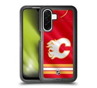 Head Case Designs Licenza Ufficiale NHL Jersey Calgary Flames Custodia Antiurto Ultra Blindata Compatibile con Samsung Galaxy A26 5G