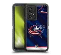 Head Case Designs Licenza Ufficiale NHL Jersey Columbus Blue Jackets Custodia Antiurto Ultra Blindata Compatibile con Samsung Galaxy A53 5G (2022)
