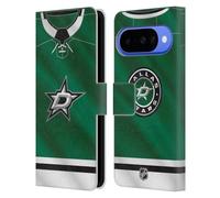 Head Case Designs Licenza Ufficiale NHL Jersey Dallas Stars Custodia Portafoglio in Pelle Compatibile con Google Pixel 10