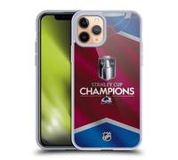 Head Case Designs Licenza Ufficiale NHL Maglia Colorado Avalanche 2022 Stanley Cup Champions Custodia in Gel [Grado Militare] Compatibile Con Apple iPhone 11 Pro E Compatibile Con MagSafe