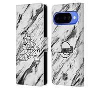 Head Case Designs Licenza Ufficiale NHL Marmoreo Arizona Coyotes Custodia Portafoglio in Pelle Compatibile con Google Pixel 10