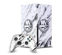 Head Case Designs Licenza Ufficiale NHL Marmoreo New Jersey Devils Pacchetto Console Da Gioco Wrap E Pelle Per Controller Compatibile con Xbox Series X