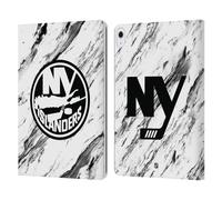 Head Case Designs Licenza Ufficiale NHL Marmoreo New York Islanders Custodia Portafoglio in Pelle Compatibile con Apple iPad Air 13 2024/2025
