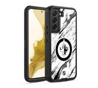 Head Case Designs Licenza Ufficiale NHL Marmoreo Winnipeg Jets Custodia Antiurto Ultra Blindata Compatibile con Samsung Galaxy S22 5G