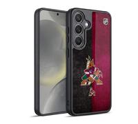 Head Case Designs Licenza Ufficiale NHL Mezzo Afflitto Arizona Coyotes Cover in Gel Rinforzata [Protezione di Grado Militare] Compatibile con Samsung Galaxy S24 5G