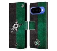 Head Case Designs Licenza Ufficiale NHL Mezzo afflitto Dallas Stars Custodia Portafoglio in Pelle Compatibile con Google Pixel 10