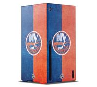 Head Case Designs Licenza Ufficiale NHL Mezzo afflitto New York Islanders Console Da Gioco Wrap Compatibile con Xbox Series X