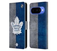 Head Case Designs Licenza Ufficiale NHL Mezzo afflitto Toronto Maple Leafs Custodia Portafoglio in Pelle Compatibile con Google Pixel 10