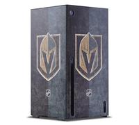 Head Case Designs Licenza Ufficiale NHL Mezzo afflitto Vegas Golden Knights Console Da Gioco Wrap Compatibile con Xbox Series X