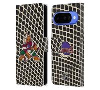 Head Case Designs Licenza Ufficiale NHL Modello a Rete Arizona Coyotes Custodia Portafoglio in Pelle Compatibile con Google Pixel 10