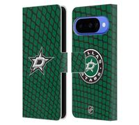Head Case Designs Licenza Ufficiale NHL Modello a Rete Dallas Stars Custodia Portafoglio in Pelle Compatibile con Google Pixel 10