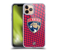 Head Case Designs Licenza Ufficiale NHL Modello a Rete Florida Panthers Custodia in Gel [Protezione di Grado Militare] Compatibile con Apple iPhone 11 PRO E Compatibile con MagSafe