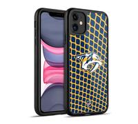 Head Case Designs Licenza Ufficiale NHL Modello a Rete Nashville Predators Cover in Gel Rinforzata [Protezione di Grado Militare] Compatibile con Apple iPhone 11