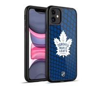 Head Case Designs Licenza Ufficiale NHL Modello a Rete Toronto Maple Leafs Cover in Gel Rinforzata [Protezione di Grado Militare] Compatibile con Apple iPhone 11