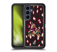 Head Case Designs Licenza Ufficiale NHL Modello di Leopardo Arizona Coyotes Custodia Antiurto Ultra Blindata Compatibile con Samsung Galaxy S25 Fe