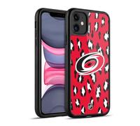 Head Case Designs Licenza Ufficiale NHL Modello di Leopardo Carolina Hurricanes Cover in Gel Rinforzata [Protezione di Grado Militare] Compatibile con Apple iPhone 11