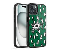Head Case Designs Licenza Ufficiale NHL Modello di Leopardo Dallas Stars Cover in Gel Rinforzata [Protezione di Grado Militare] Compatibile con Apple iPhone 15