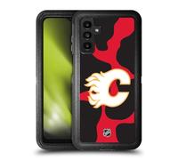 Head Case Designs Licenza Ufficiale NHL Modello di Mucca Calgary Flames Custodia Antiurto Ultra Blindata Compatibile con Samsung Galaxy A13 5G (2021)
