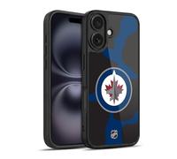 Head Case Designs Licenza Ufficiale NHL Modello di Mucca Winnipeg Jets Cover in Gel Rinforzata [Protezione di Grado Militare] Compatibile con Apple iPhone 16