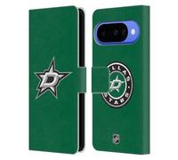 Head Case Designs Licenza Ufficiale NHL Semplice Dallas Stars Custodia Portafoglio in Pelle Compatibile con Google Pixel 10