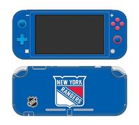 Head Case Designs Licenza Ufficiale NHL Semplice New York Rangers Vinile Sticker Gaming Pelle Adesivo Compatibile con Nintendo Switch Lite
