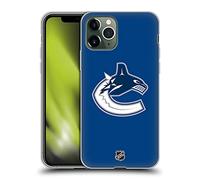 Head Case Designs Licenza Ufficiale NHL Semplice Vancouver Canucks Custodia in Gel [Protezione di Grado Militare] Compatibile con Apple iPhone 11 PRO E Compatibile con MagSafe
