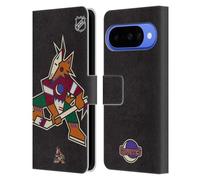 Head Case Designs Licenza Ufficiale NHL Smisurato Arizona Coyotes Custodia Portafoglio in Pelle Compatibile con Google Pixel 10
