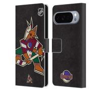 Head Case Designs Licenza Ufficiale NHL Smisurato Arizona Coyotes Custodia Portafoglio in Pelle Compatibile con Google Pixel 10 Pro XL