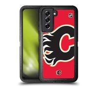 Head Case Designs Licenza Ufficiale NHL Smisurato Calgary Flames Custodia Antiurto Ultra Blindata Compatibile con Samsung Galaxy S21 Fe 5G