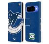Head Case Designs Licenza Ufficiale NHL Smisurato Vancouver Canucks Custodia Portafoglio in Pelle Compatibile con Google Pixel 10