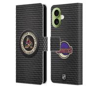 Head Case Designs Licenza Ufficiale NHL Tessuto a Disco Arizona Coyotes Custodia Portafoglio in Pelle Compatibile con Apple iPhone 17