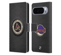 Head Case Designs Licenza Ufficiale NHL Tessuto a Disco Arizona Coyotes Custodia Portafoglio in Pelle Compatibile con Google Pixel 10 Pro XL