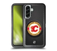 Head Case Designs Licenza Ufficiale NHL Tessuto a Disco Calgary Flames Custodia Antiurto Ultra Blindata Compatibile con Samsung Galaxy A56 5G