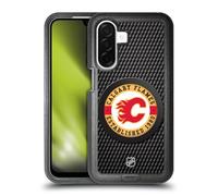 Head Case Designs Licenza Ufficiale NHL Tessuto a Disco Calgary Flames Custodia Antiurto Ultra Blindata Compatibile con Samsung Galaxy A26 5G