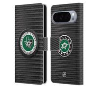 Head Case Designs Licenza Ufficiale NHL Tessuto a Disco Dallas Stars Custodia Portafoglio in Pelle Compatibile con Google Pixel 10 Pro XL