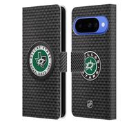 Head Case Designs Licenza Ufficiale NHL Tessuto a Disco Dallas Stars Custodia Portafoglio in Pelle Compatibile con Google Pixel 10
