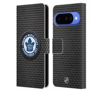 Head Case Designs Licenza Ufficiale NHL Tessuto a Disco Toronto Maple Leafs Custodia Portafoglio in Pelle Compatibile con Google Pixel 10