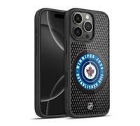 Head Case Designs Licenza Ufficiale NHL Tessuto a Disco Winnipeg Jets Cover in Gel Rinforzata [Protezione di Grado Militare] Compatibile con Apple iPhone 16 PRO