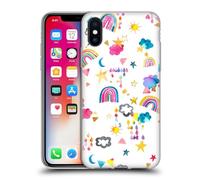 Head Case Designs Licenza Ufficiale Ninola Cielo Bambini Fantasy Modelli Acquarello Custodia in Gel [Protezione di Grado Militare] Compatibile con Apple iPhone X/iPhone XS