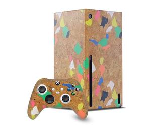 Head Case Designs Licenza Ufficiale Ninola Colorato Assortiti Pacchetto Console Da Gioco Wrap E Pelle Per Controller Compatibile con Xbox Series X