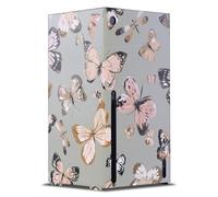 Head Case Designs Licenza Ufficiale Ninola Farfalle Oro Verdi Assortiti Console Da Gioco Wrap Compatibile con Xbox Series X